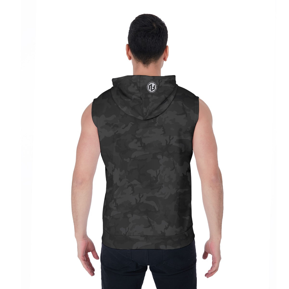 Men's Zip-Up Sleeveless Hoodie