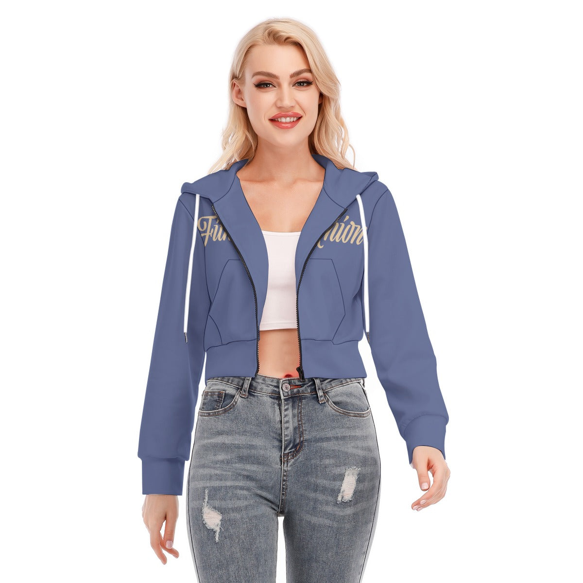 Women's Crop Top Hoodie