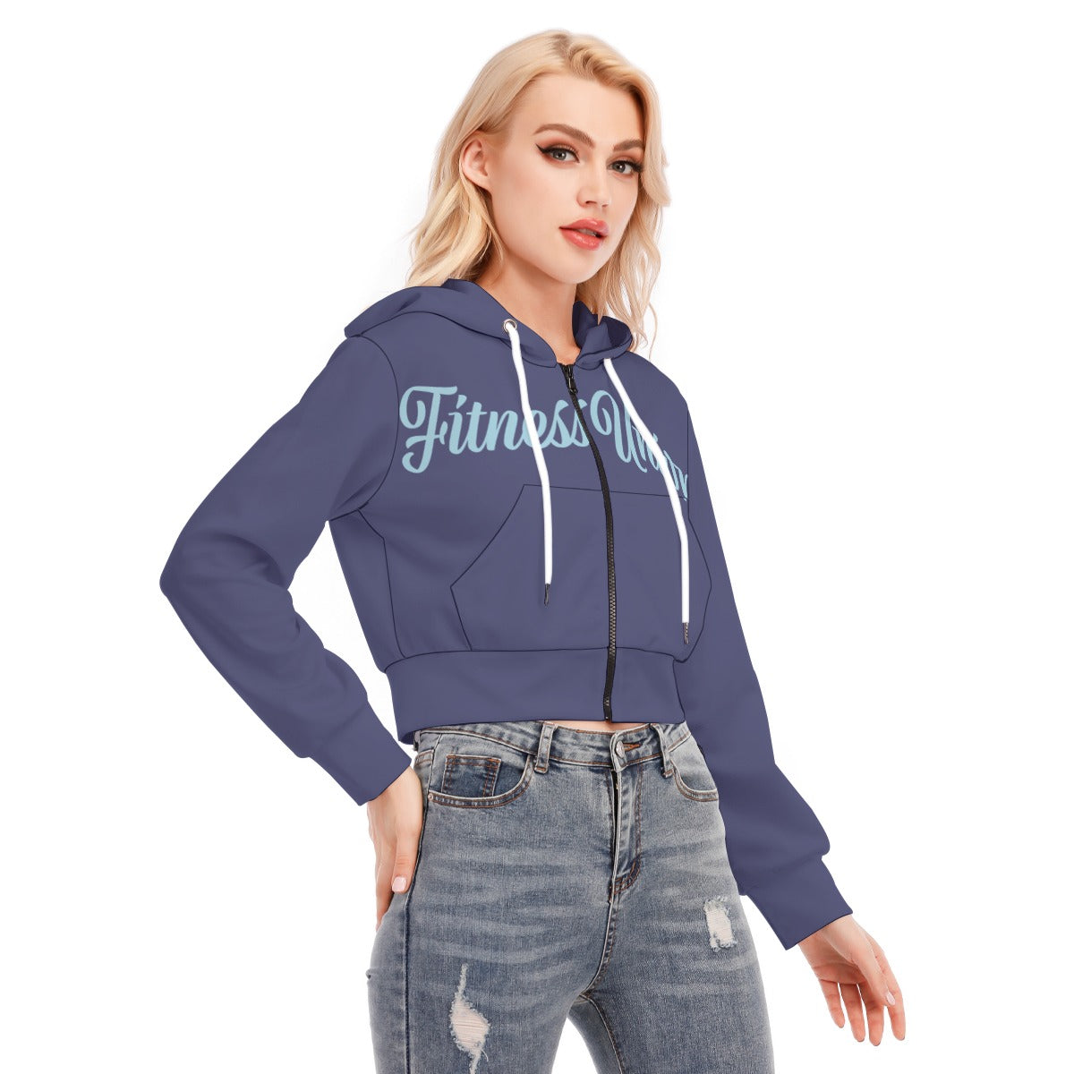 Women's Crop Top Hoodie