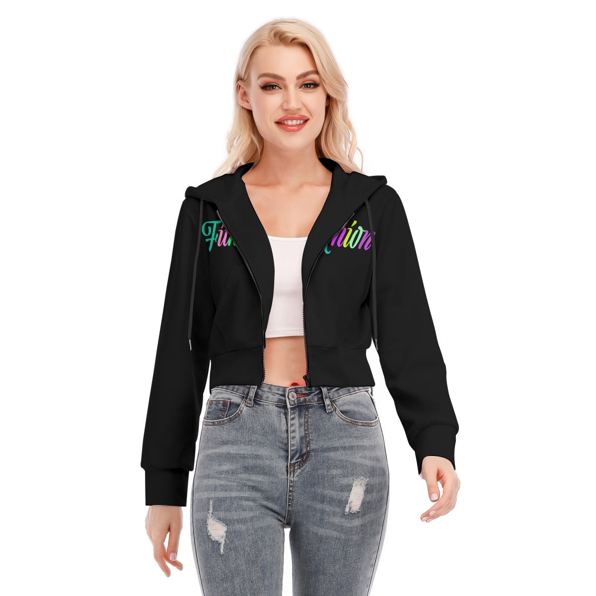 Women's Crop Top Hoodie