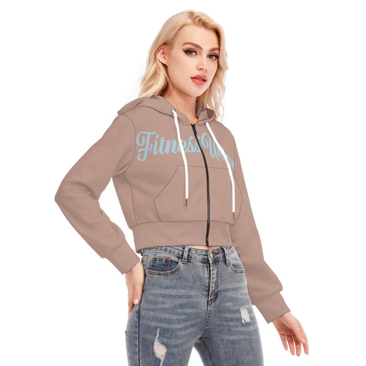 Women's Crop Top Hoodie