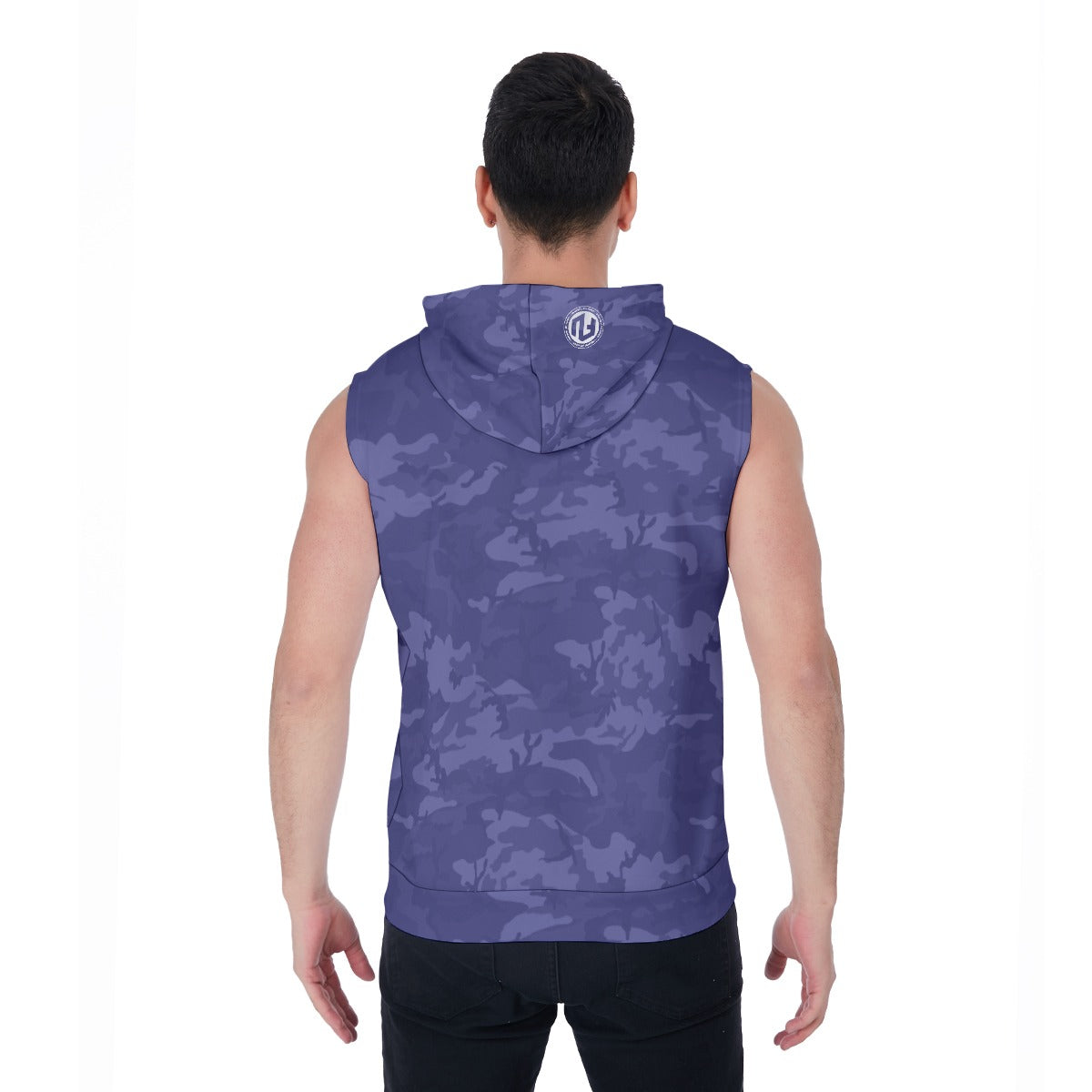 Men's Zip-Up Sleeveless Hoodie