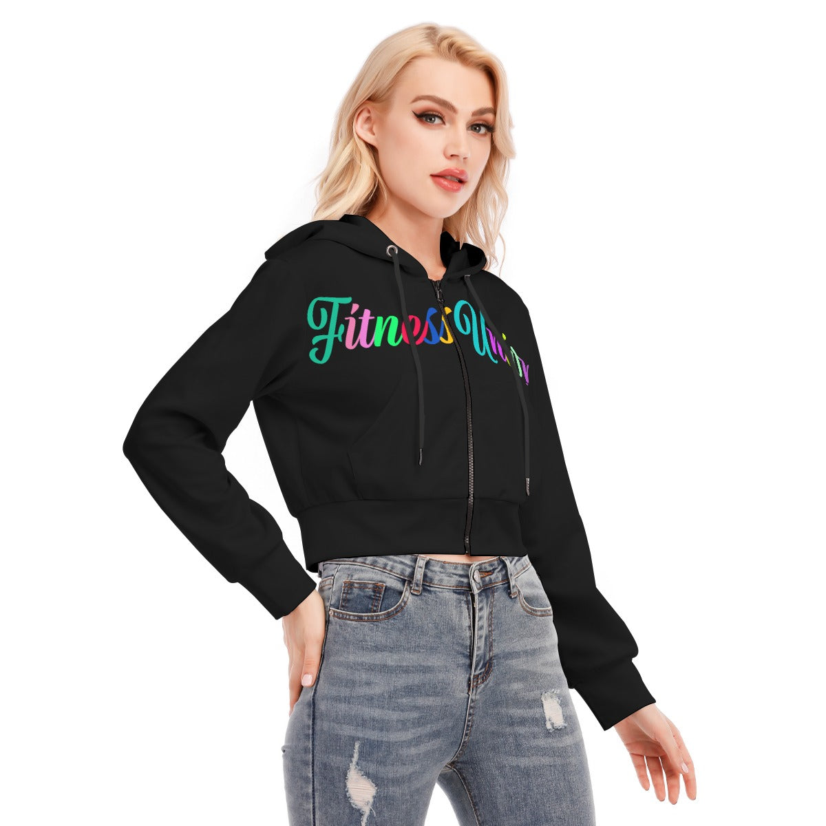 Women's Crop Top Hoodie