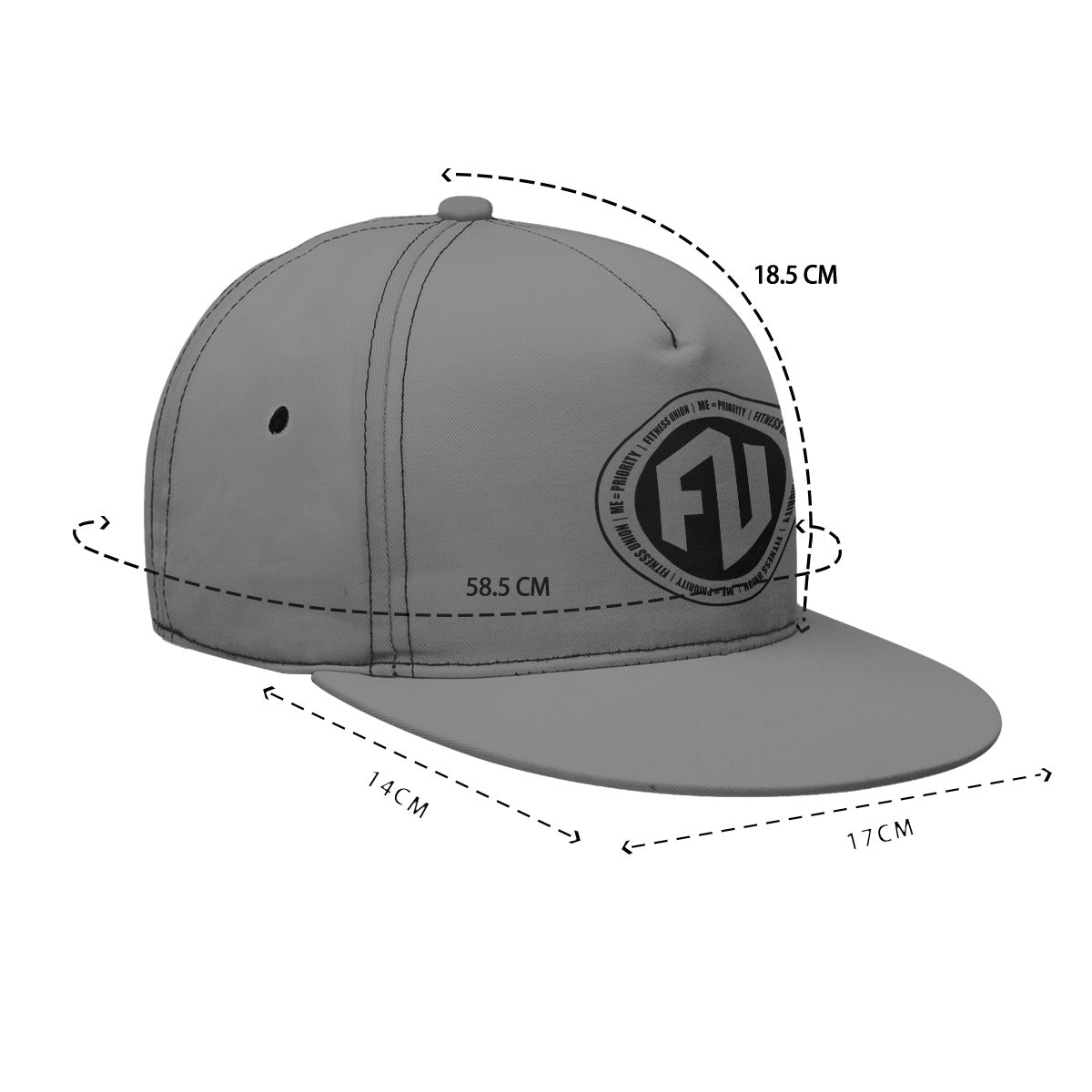 Flat-Brim Baseball Cap