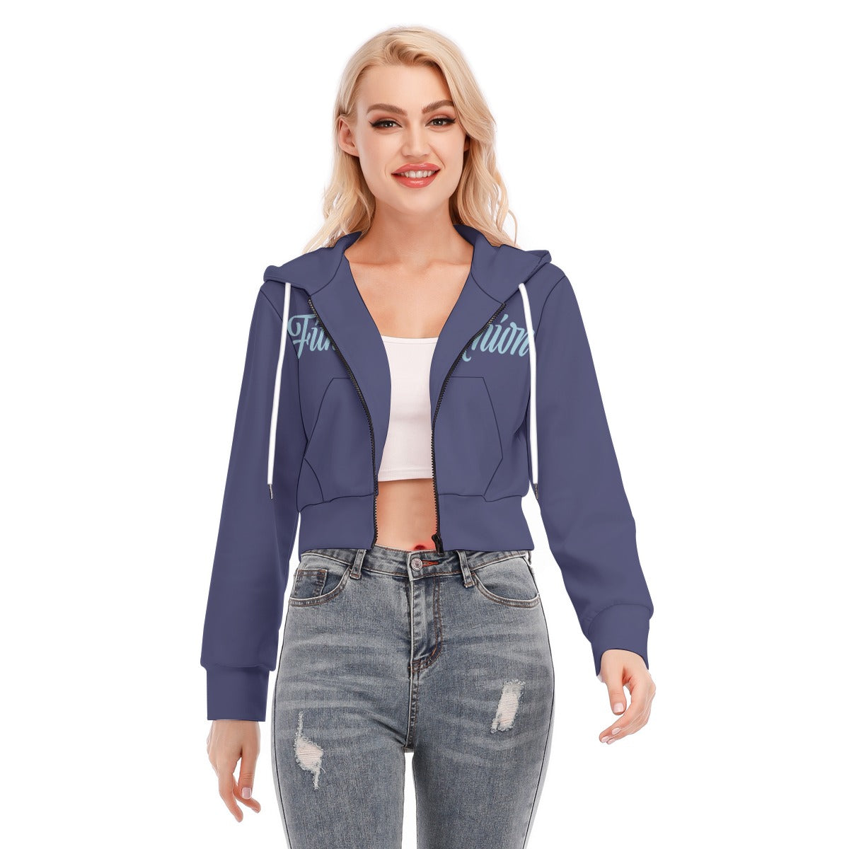 Women's Crop Top Hoodie