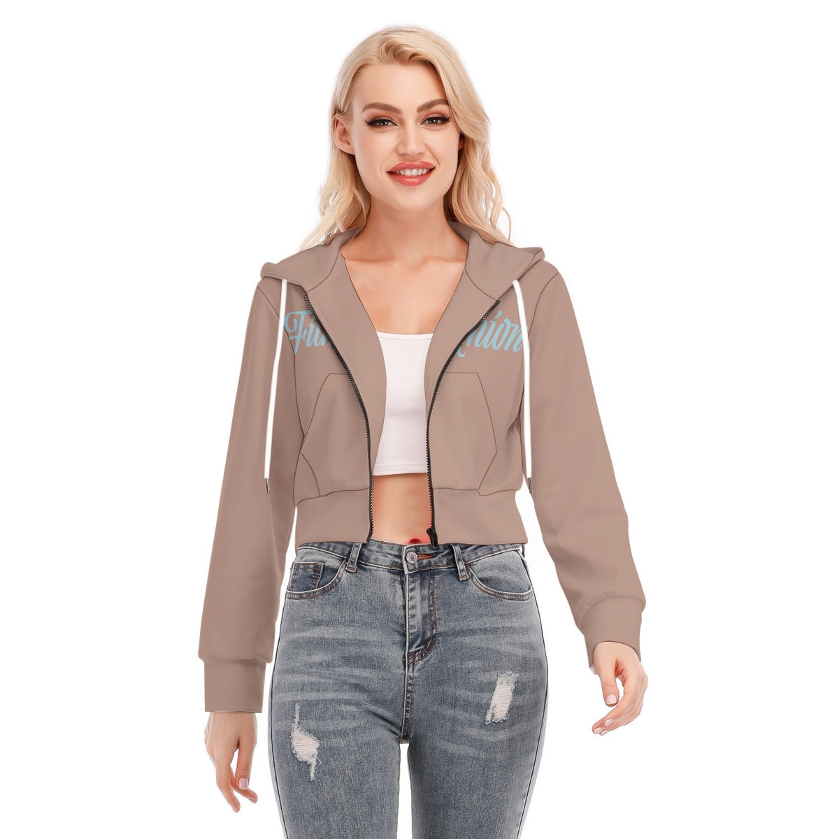 Women's Crop Top Hoodie